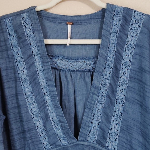 Free People Rugged Beauty Dress Size Small - Picture 5 of 7